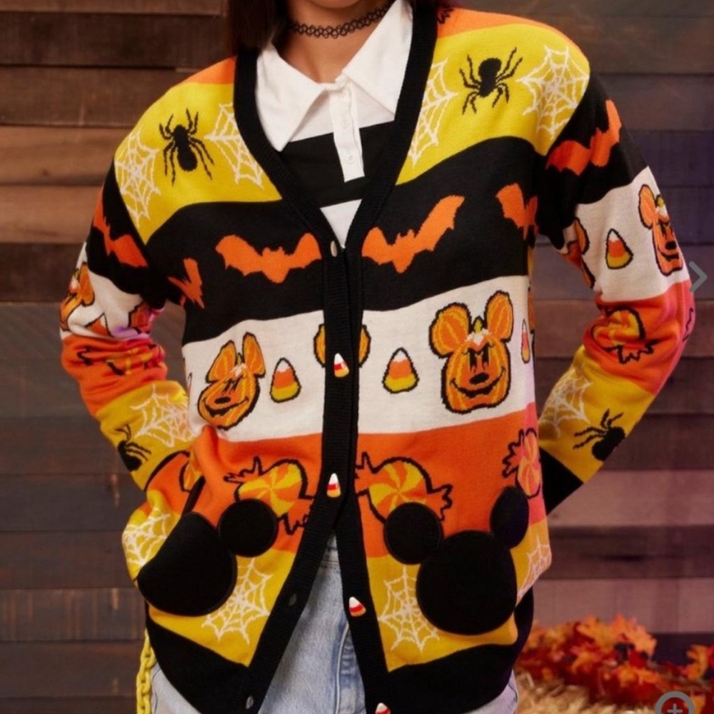 NEW Halloween Mickey Mouse Cardigan